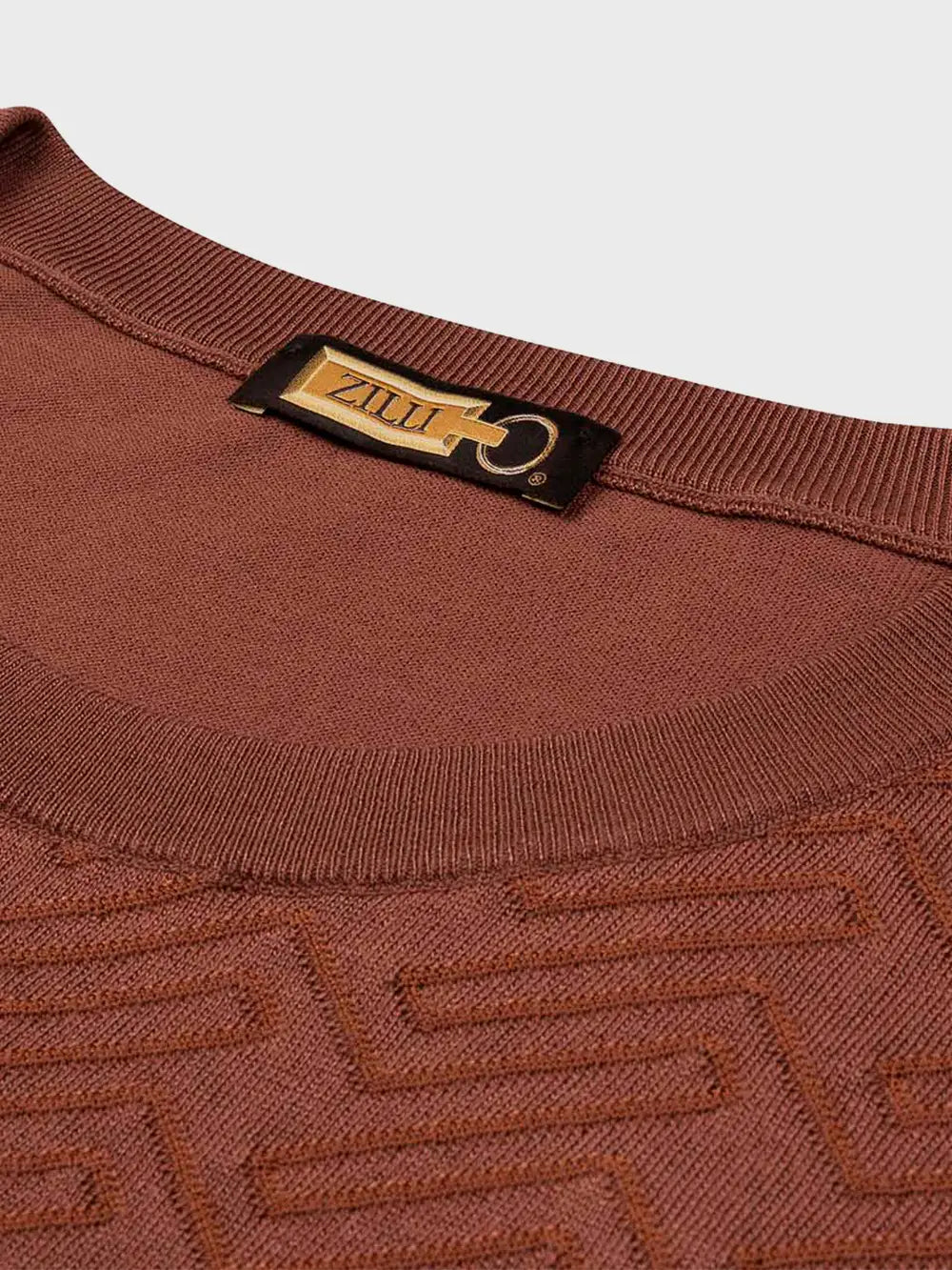 Zilli Pullover with Geometrical Weave