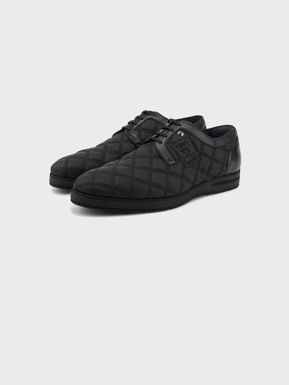 Zilli Pompei Calf Leather Sneakers with Boston Quilted Design