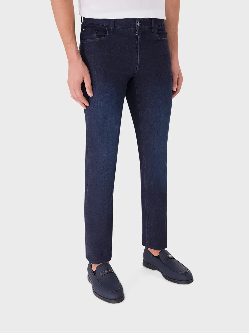 Micro Griffon Embroidered Regular Fit Jeans