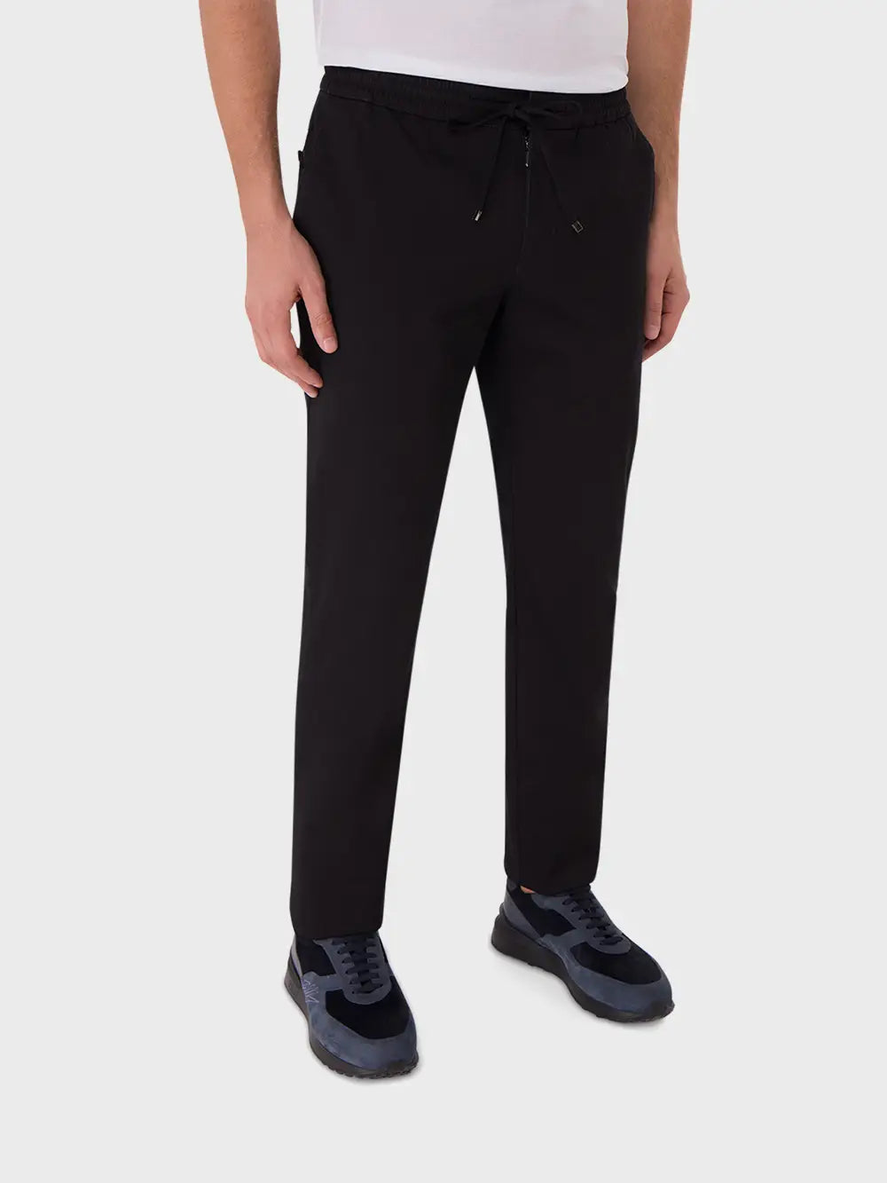 Elastic Trousers with Coulisse
