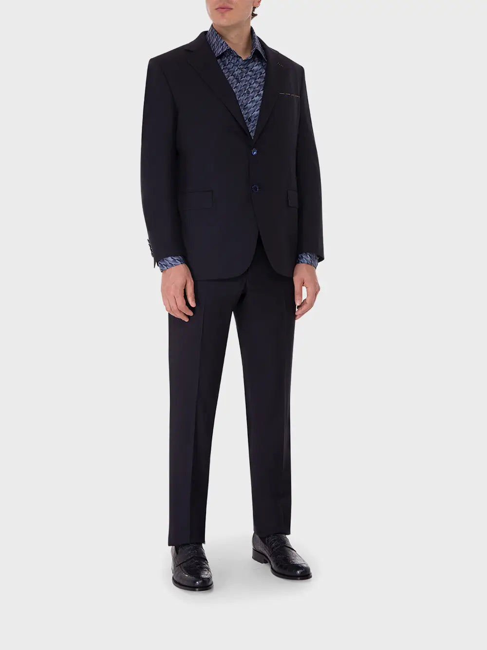 Navy Two-Button Suit