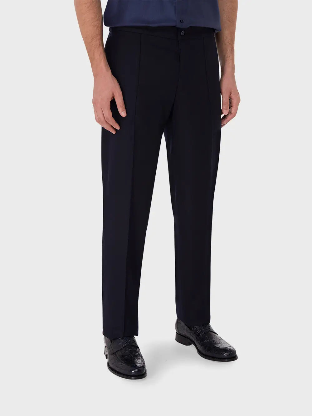 Trousers with Elastic Waistband