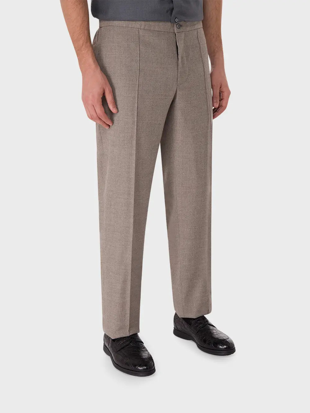 Trousers with Elastic Waistband