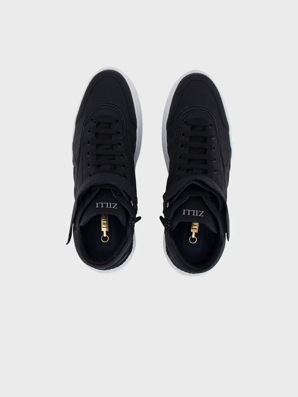 Embossed Lion High Sneakers