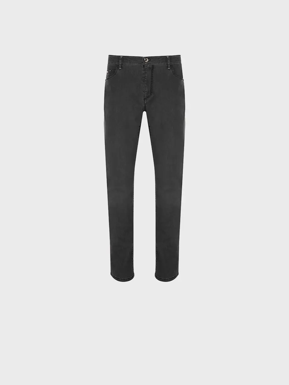 Zilli Slim Fit Jeans with Alligator Skin Patch