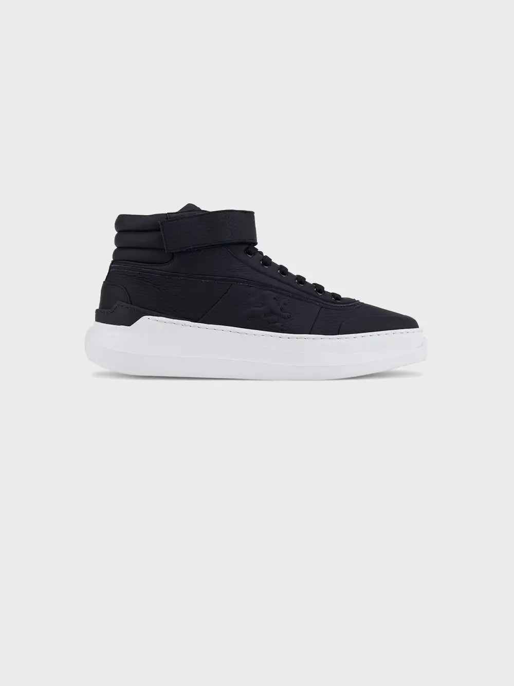 Embossed Lion High Sneakers