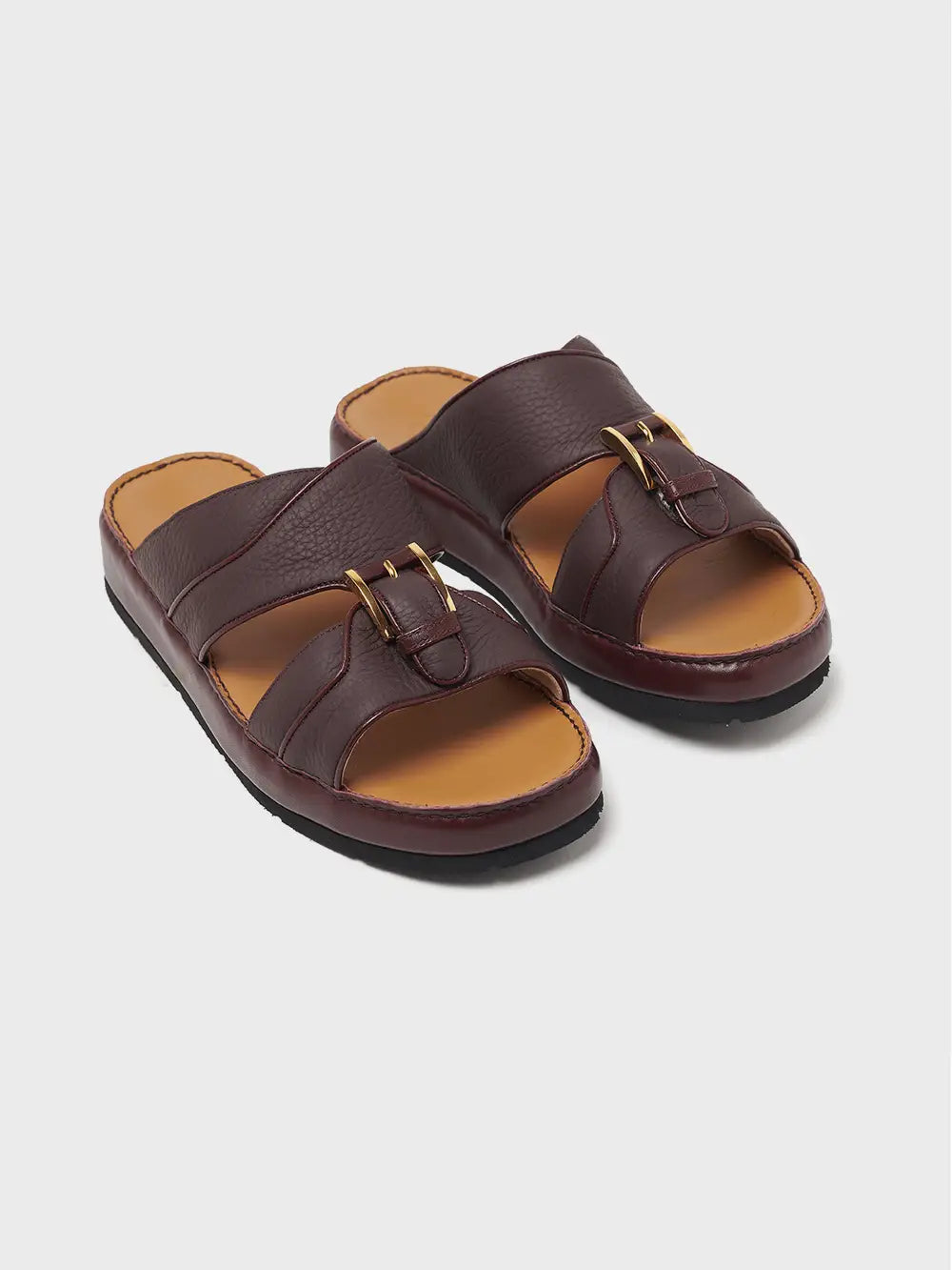 Zilli Handcrafted Deerskin Leather Sandal With 18K Gold-Plated ZILLI Rivet