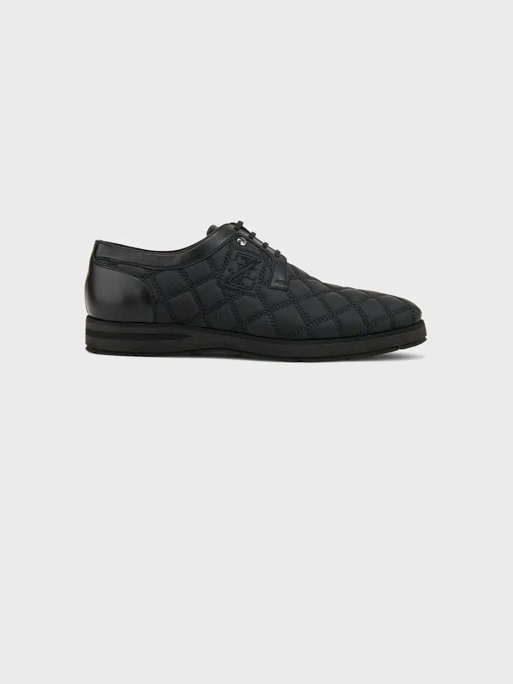 Zilli Pompei Calf Leather Sneakers with Boston Quilted Design