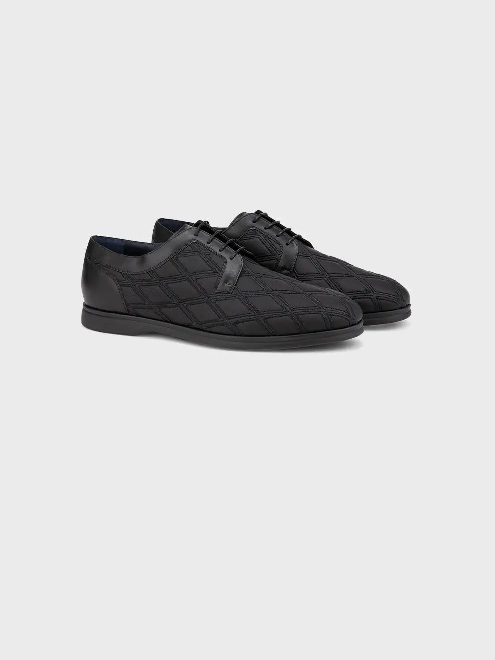 Rhombus Quilted Derbies