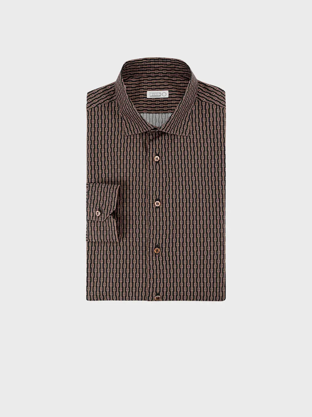 Shirt with Art-Express Knot Pattern