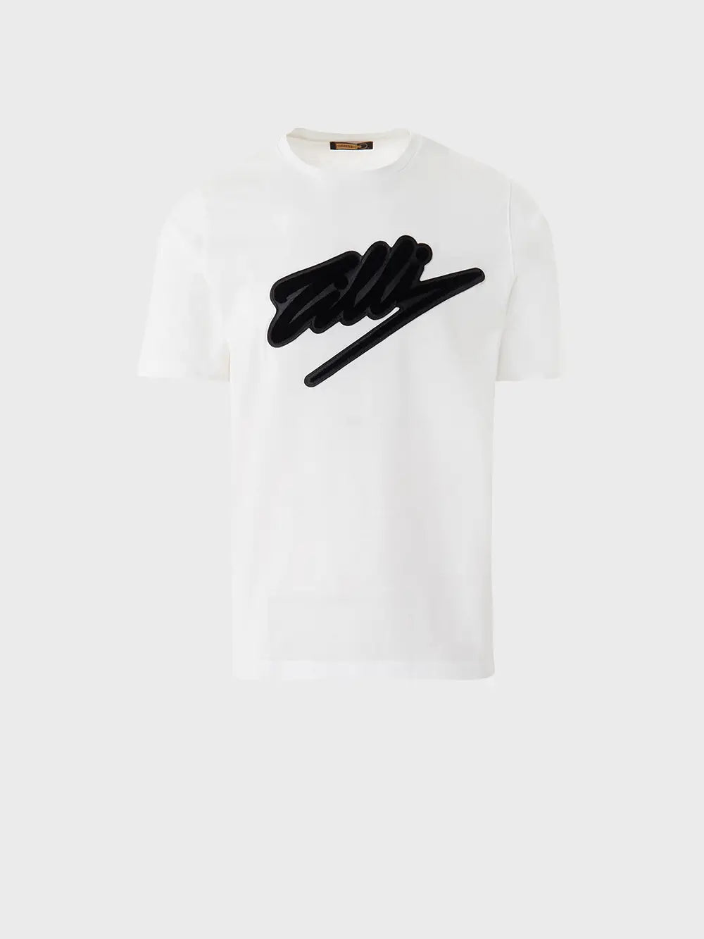 Zilli Round Neck T-shirt - Cursive Zilli Pattern