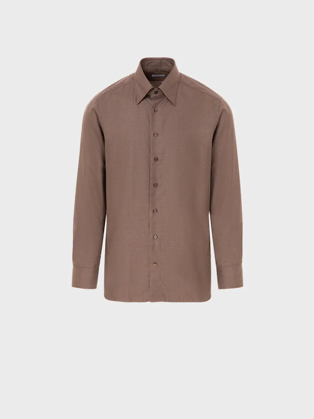 Timeless Long-Sleeve Shirt in Cashmere and Silk