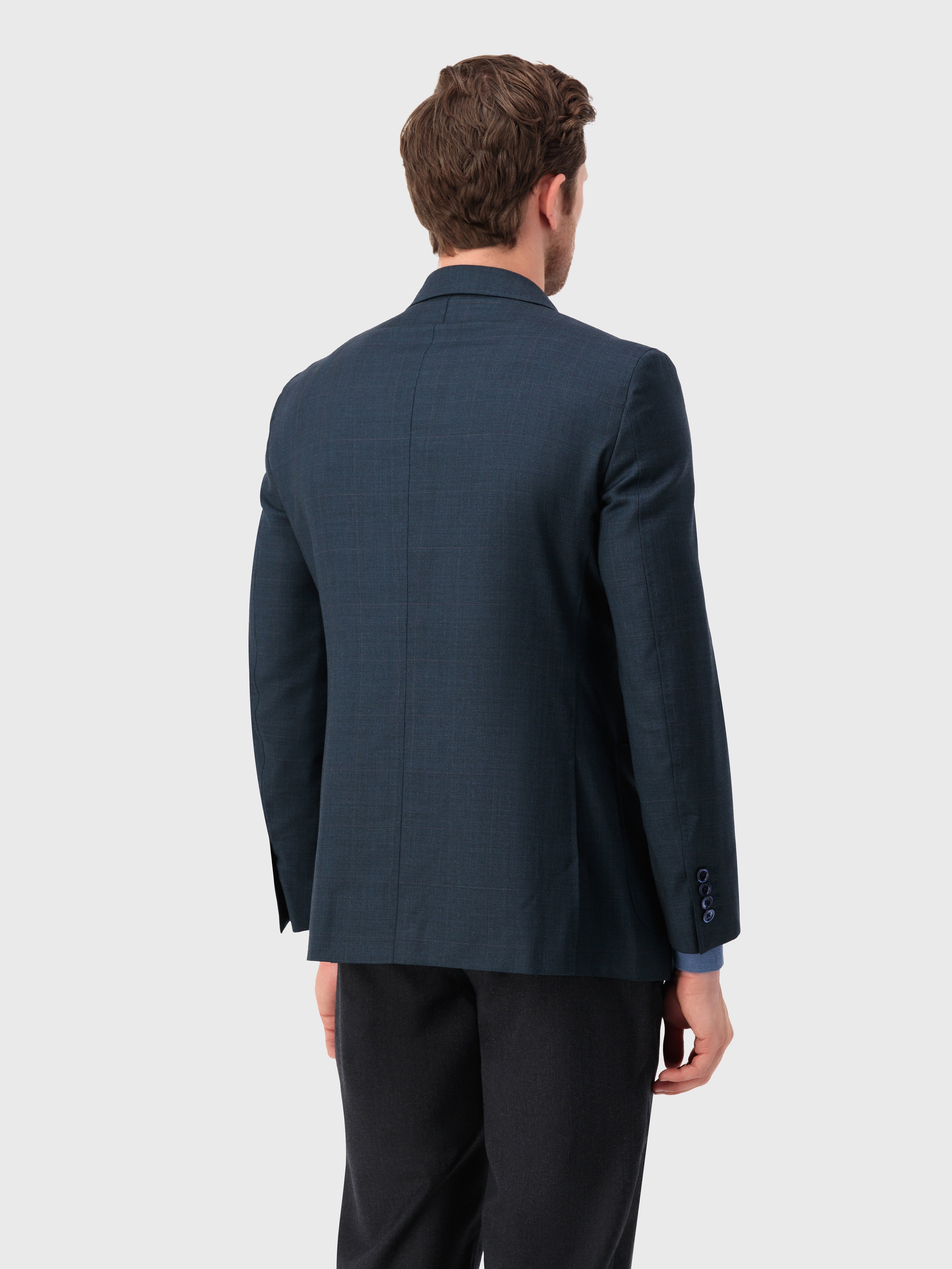 Formal Wool Jacket Dark Green