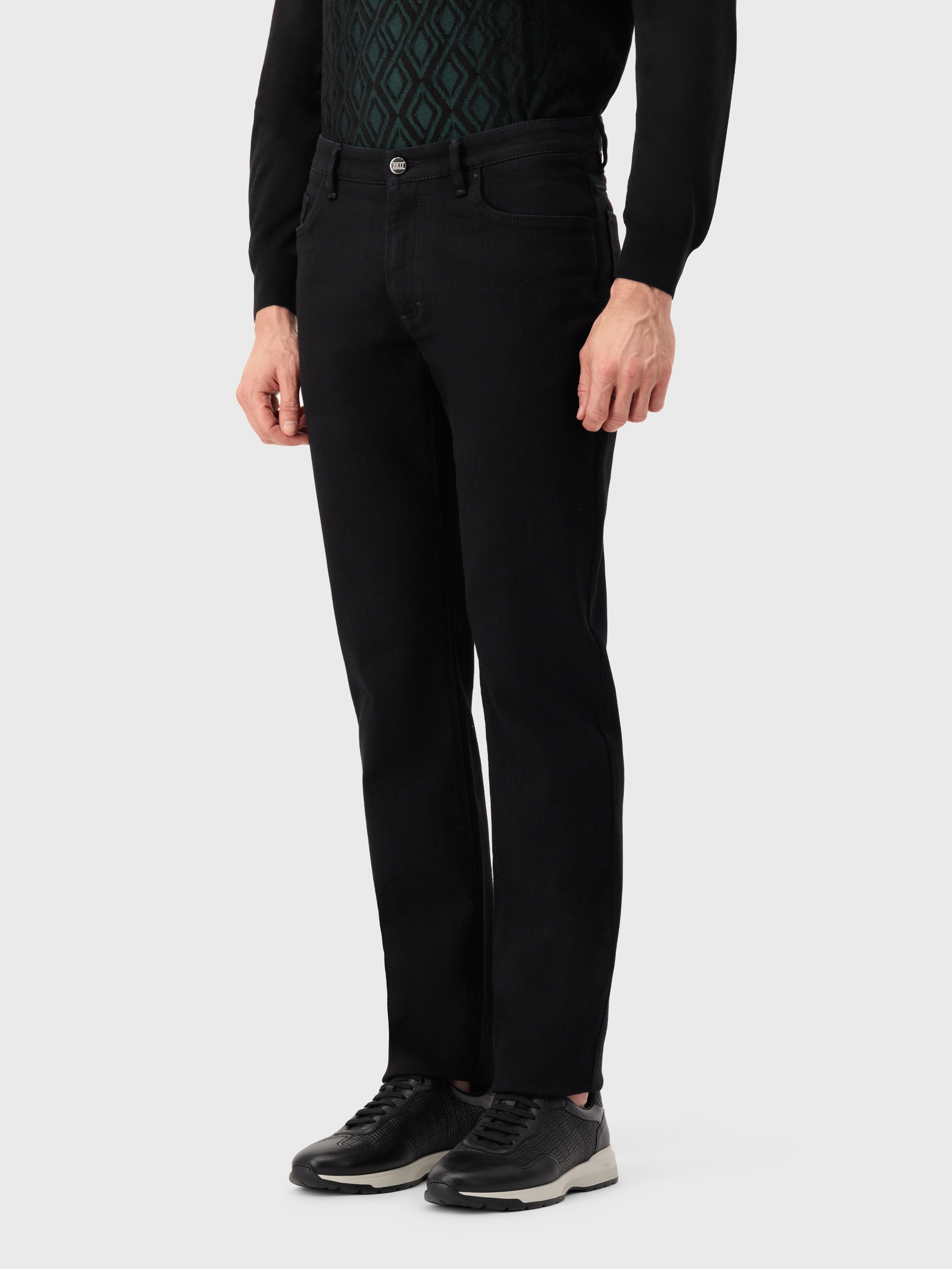 Cotton Jeans Black