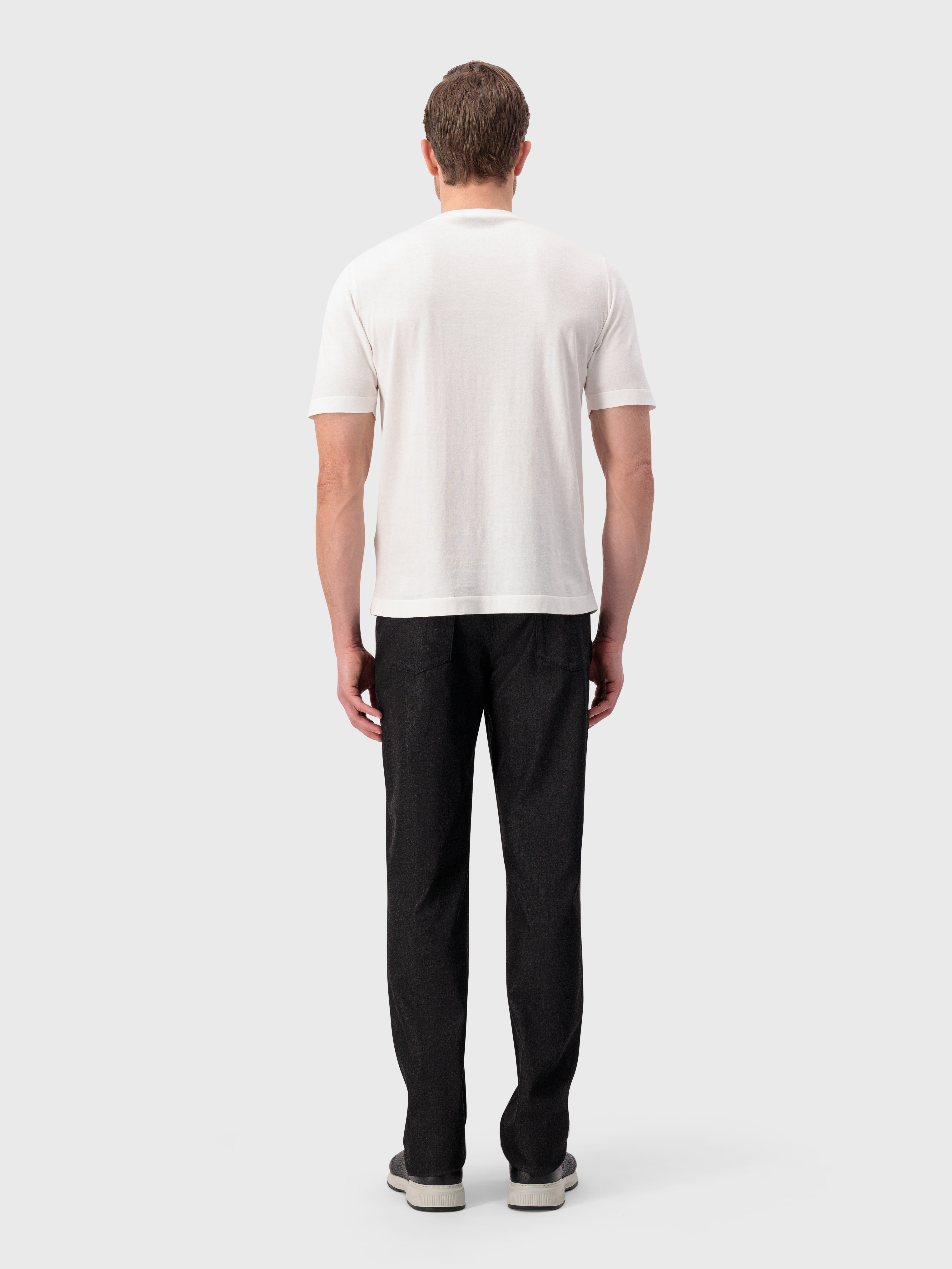 "Big Lion" Piquet Cotton Shirt - Natural White
