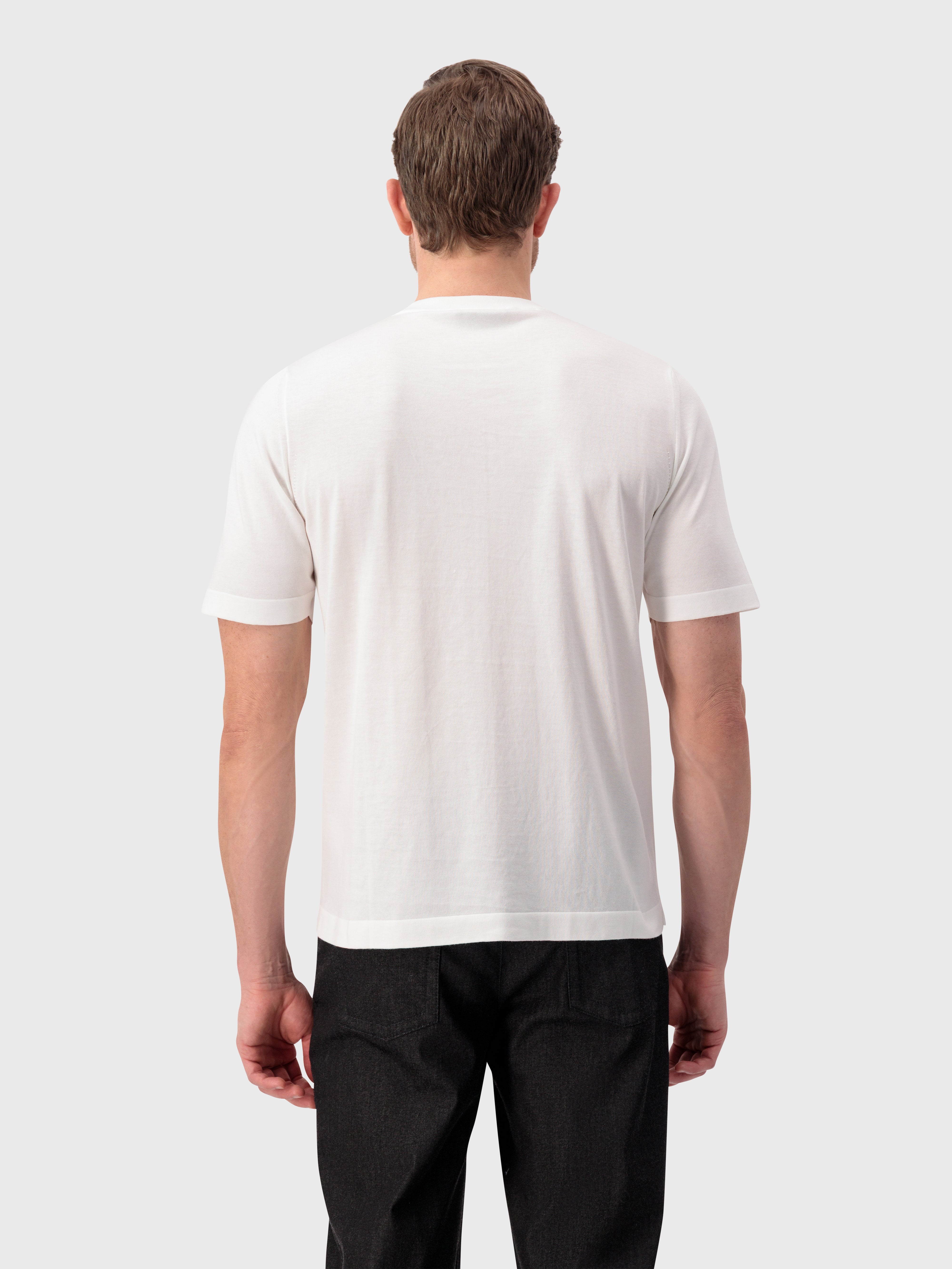 ZILLI Embroidery Cotton Shirt - Natural White