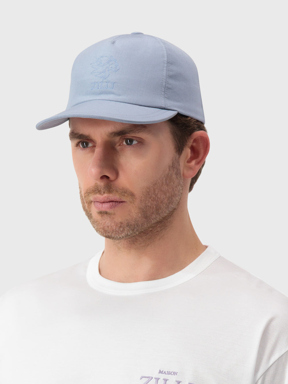 "ZILLI Big Lion" Cap - Smoke Blue