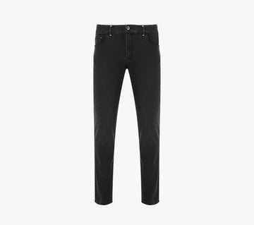 Zilli Slim Fit Jeans with Embossed Calf Skin Patch
