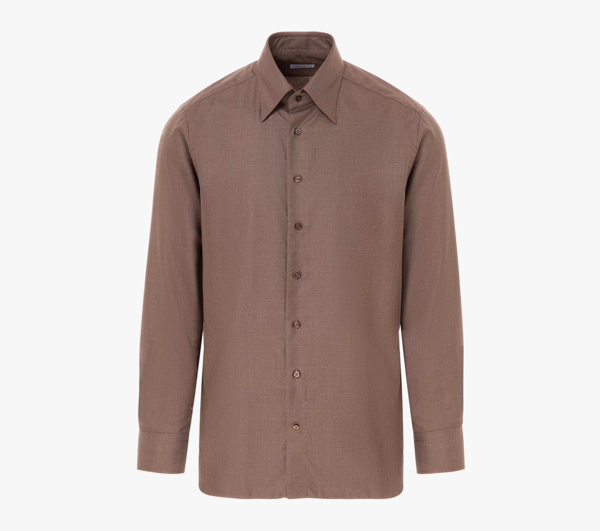 Timeless Long-Sleeve Shirt in Cashmere and Silk