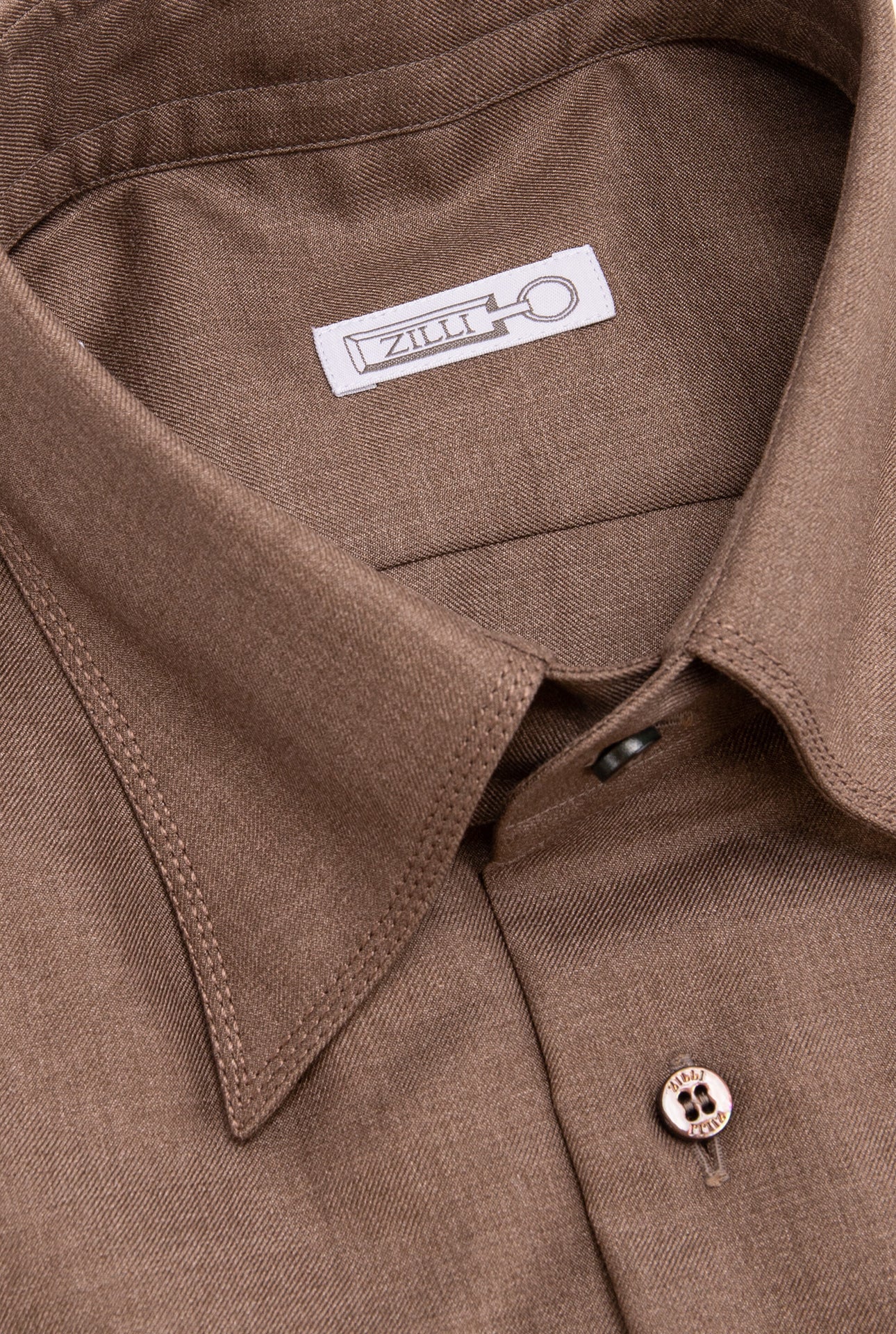 Timeless Long-Sleeve Shirt in Cashmere and Silk