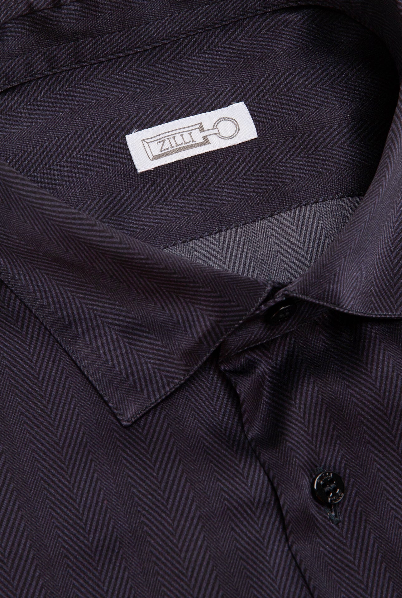 Classic Long-Sleeve Silk Shirt