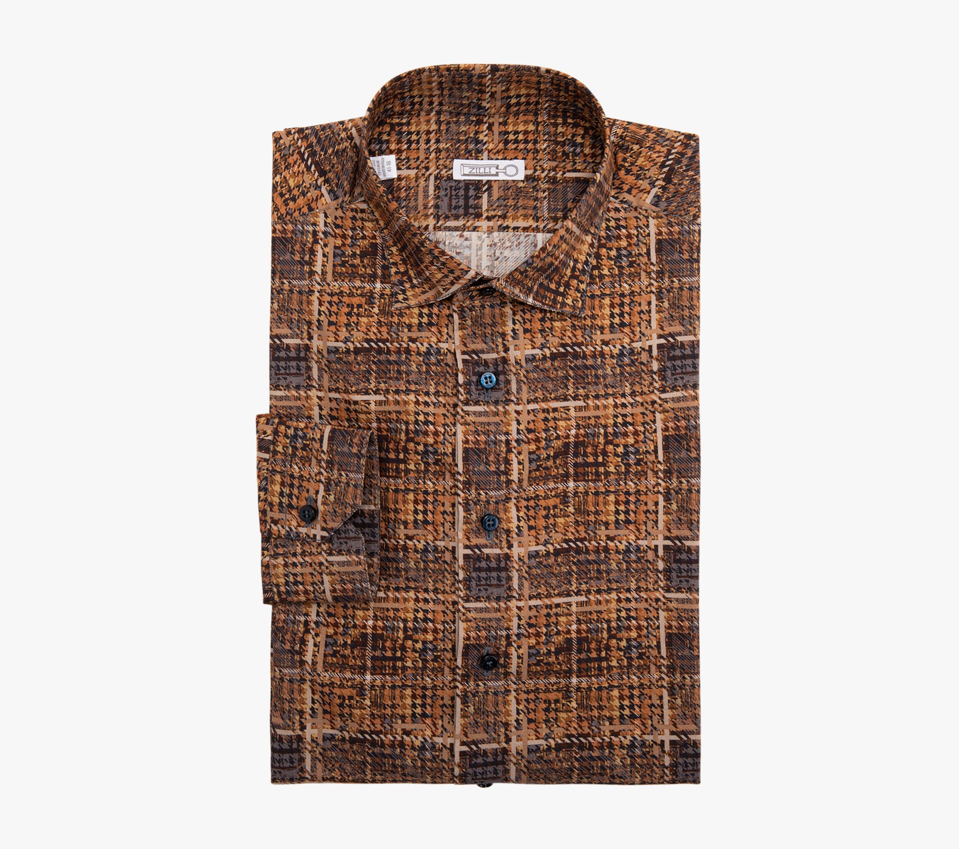 Classic Cotton-Flannel Long-Sleeve Shirt