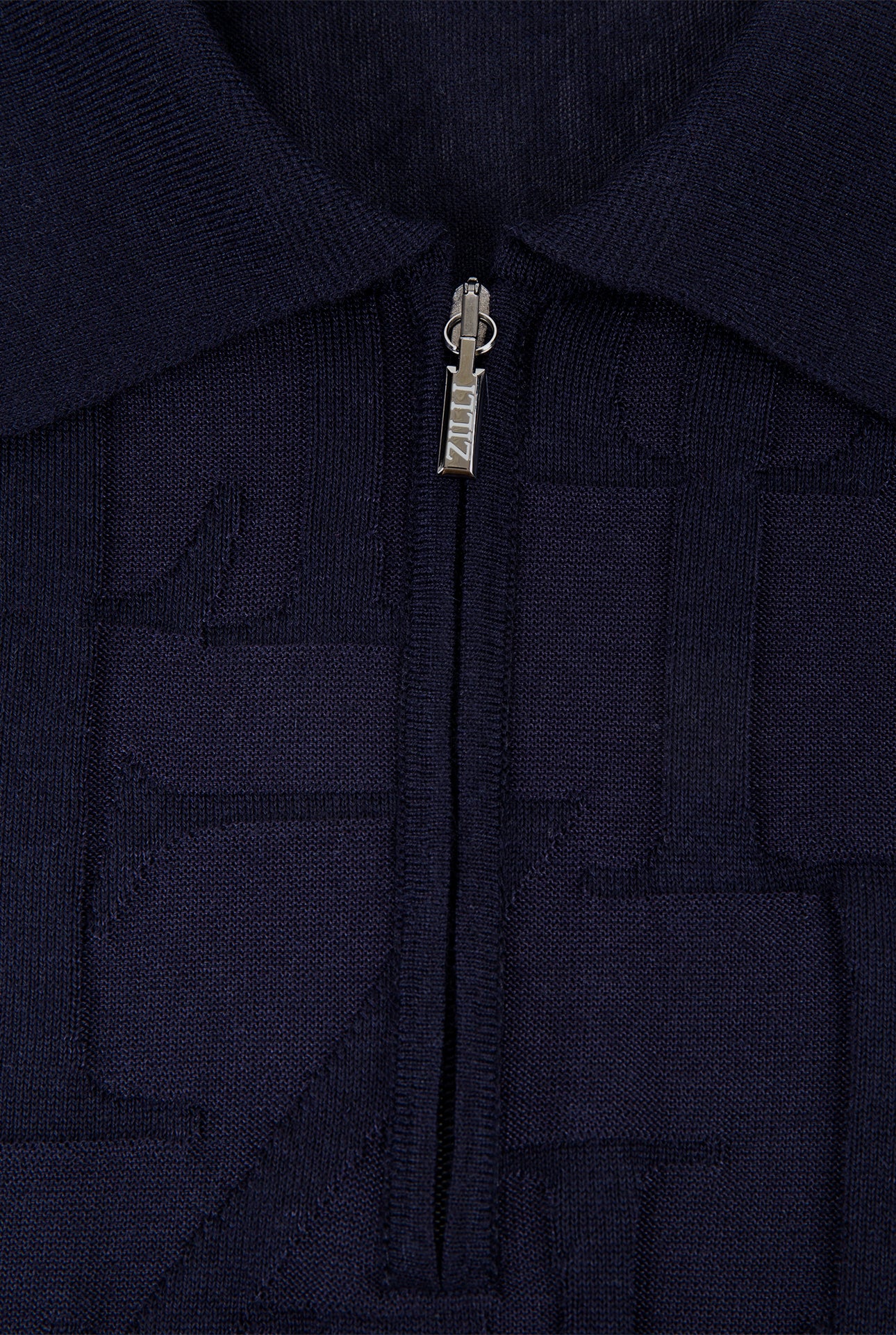 Long Sleeve Zipped Polo