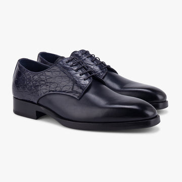Derbies in Calfskin and Crocodile