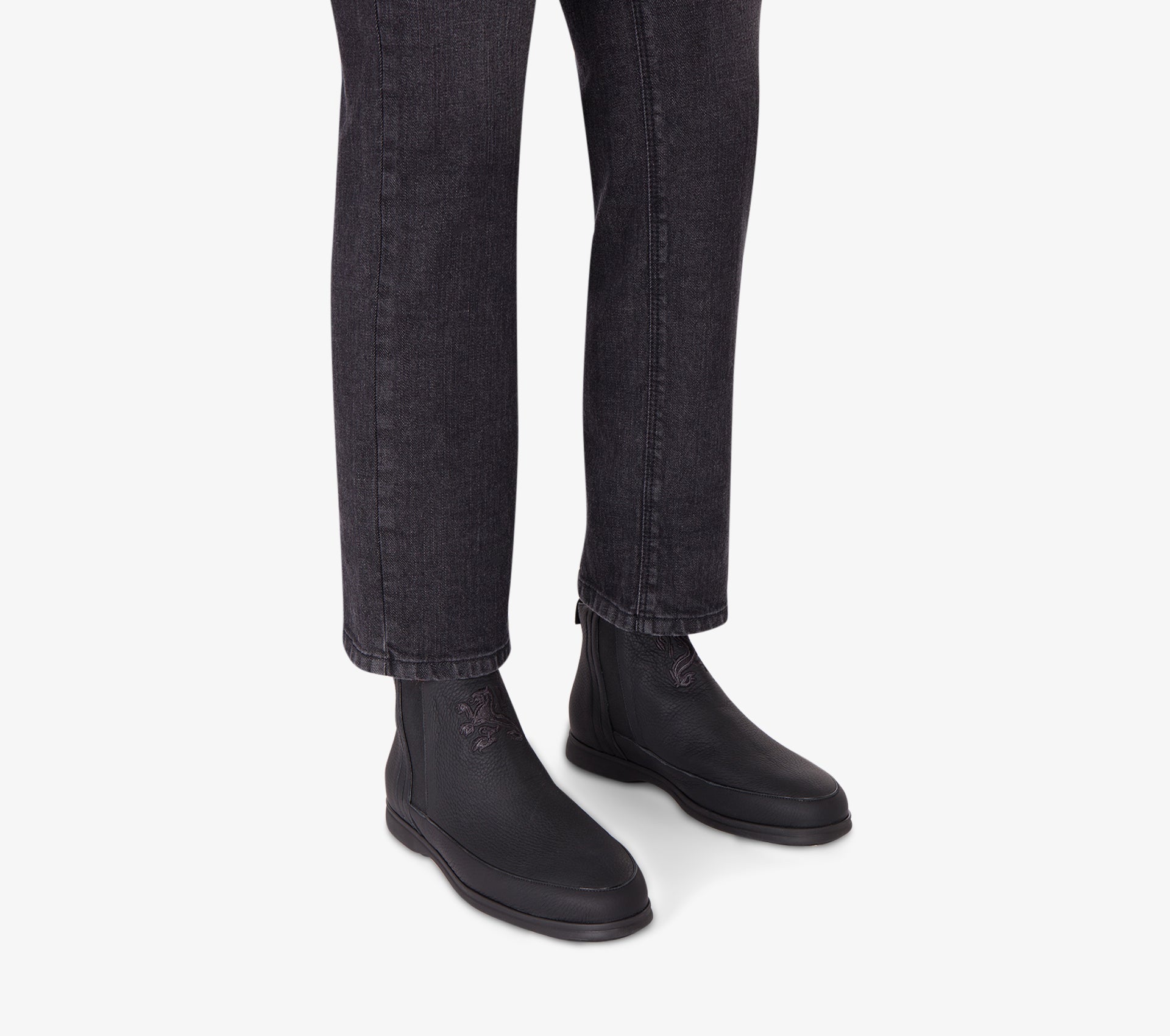 Calfskin Ankle Boots