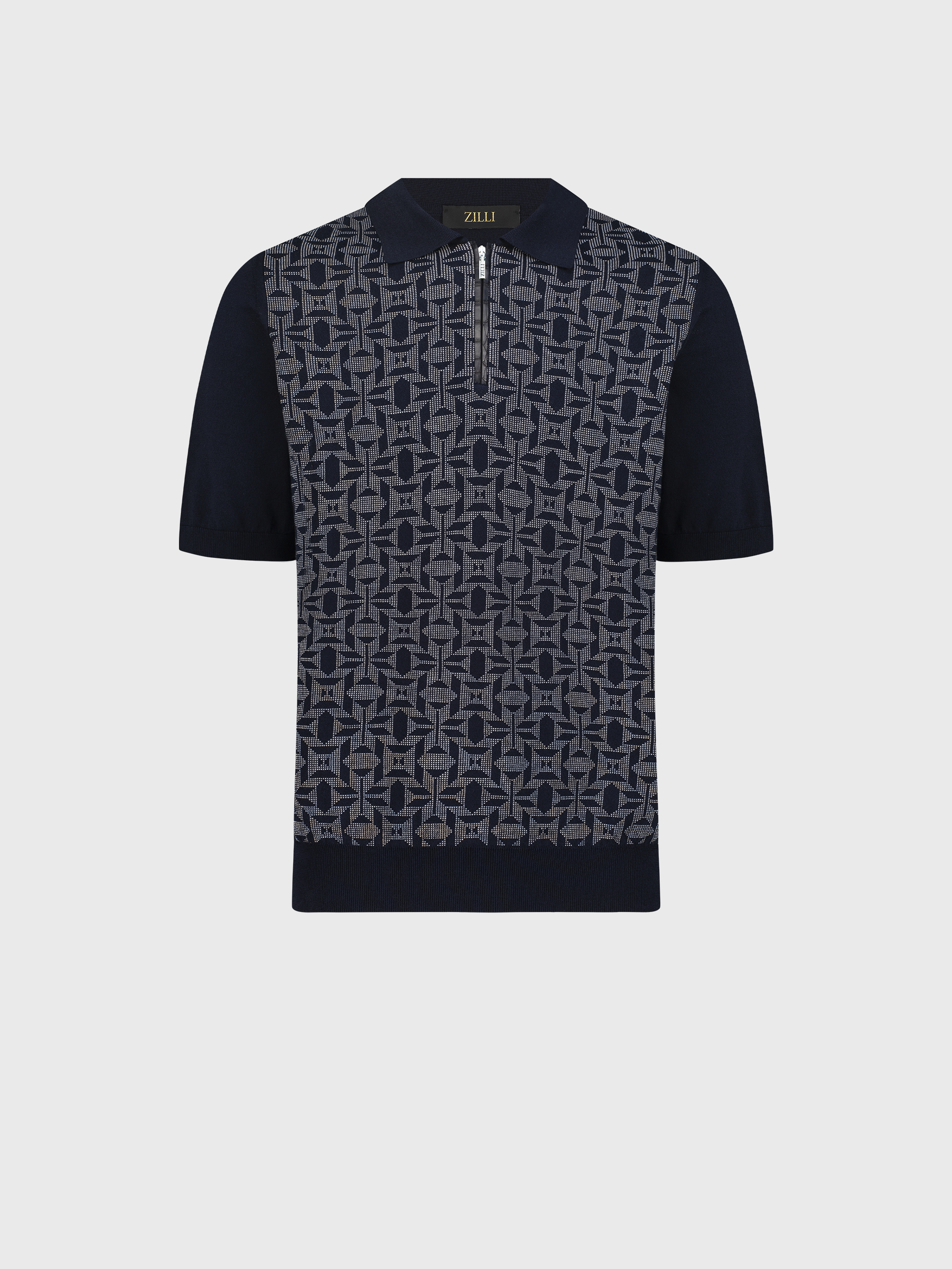 Geometric Zipped Polo
