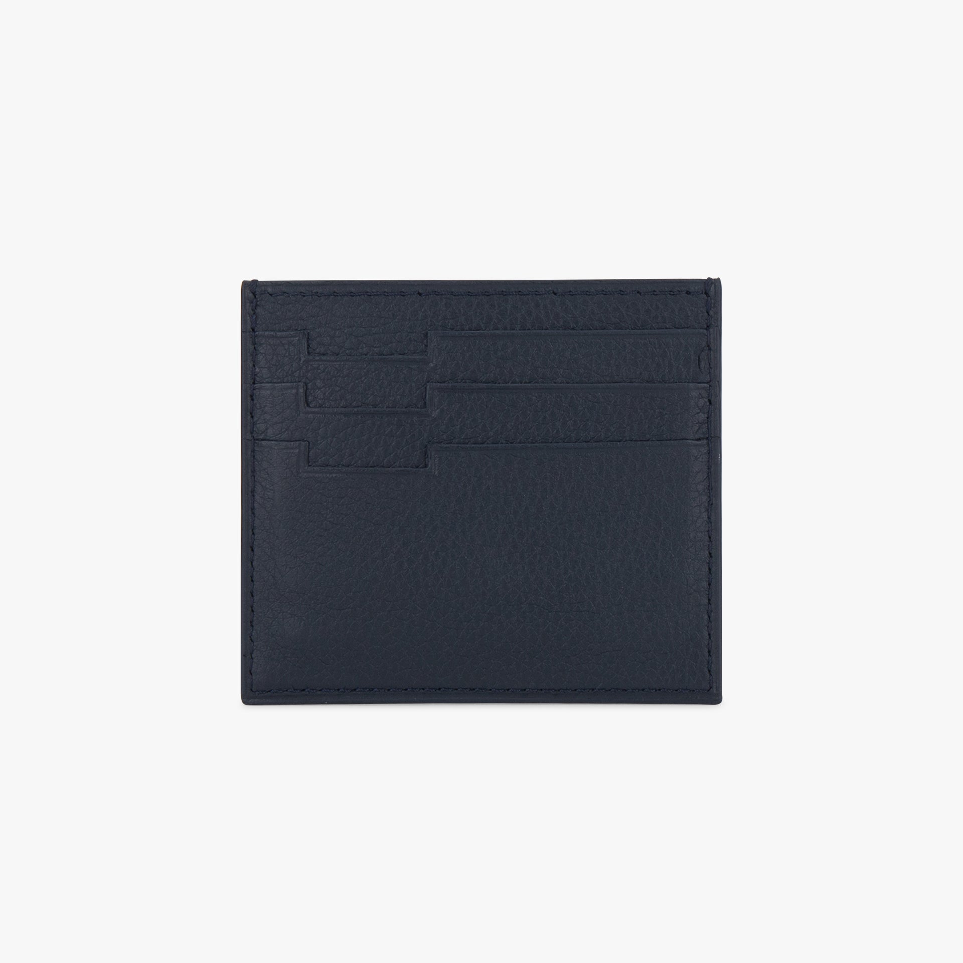 Grained Calfskin Credit Card Holder