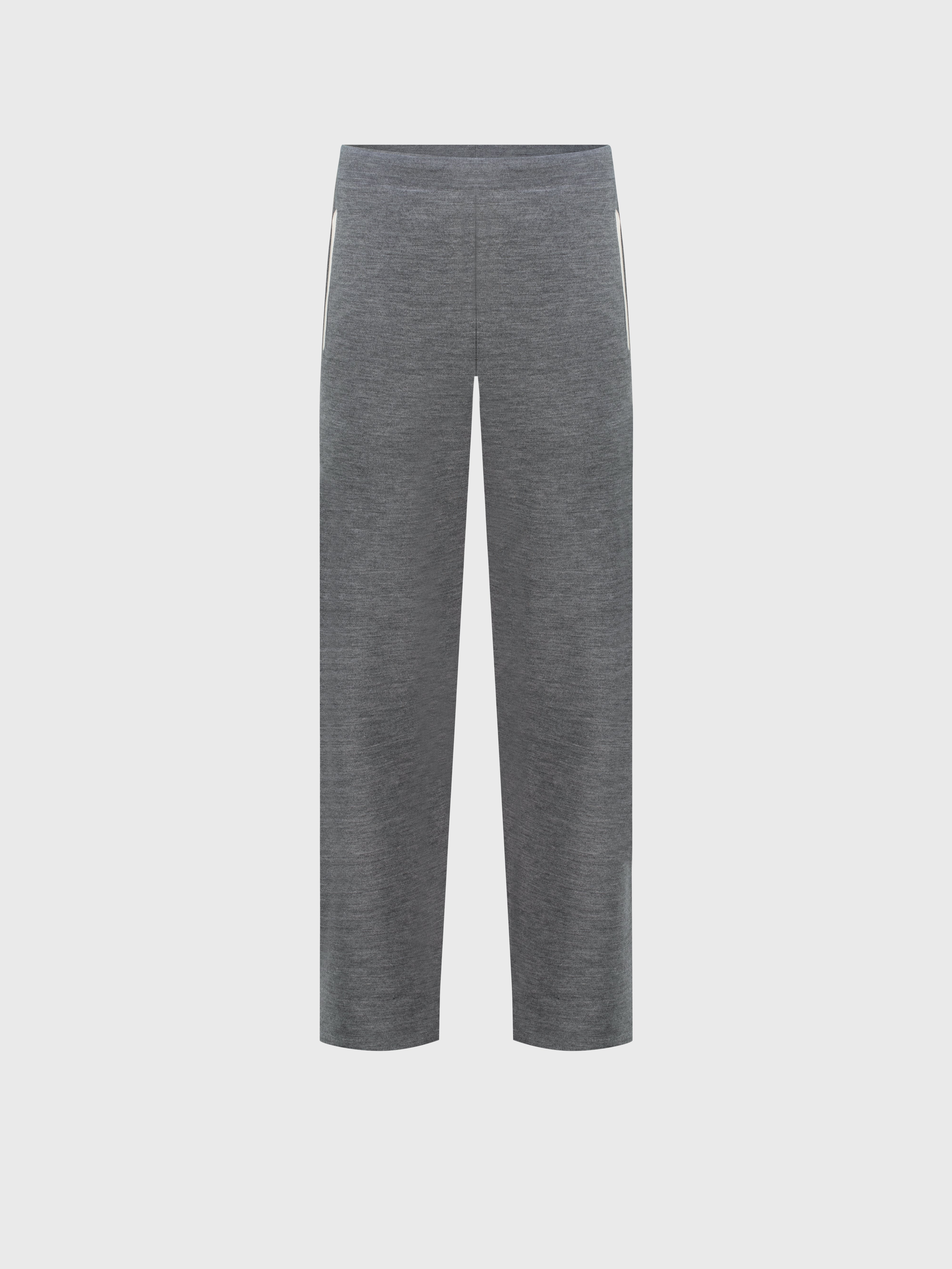 Jogging Suit with Geometric Pattern Light Charcoal