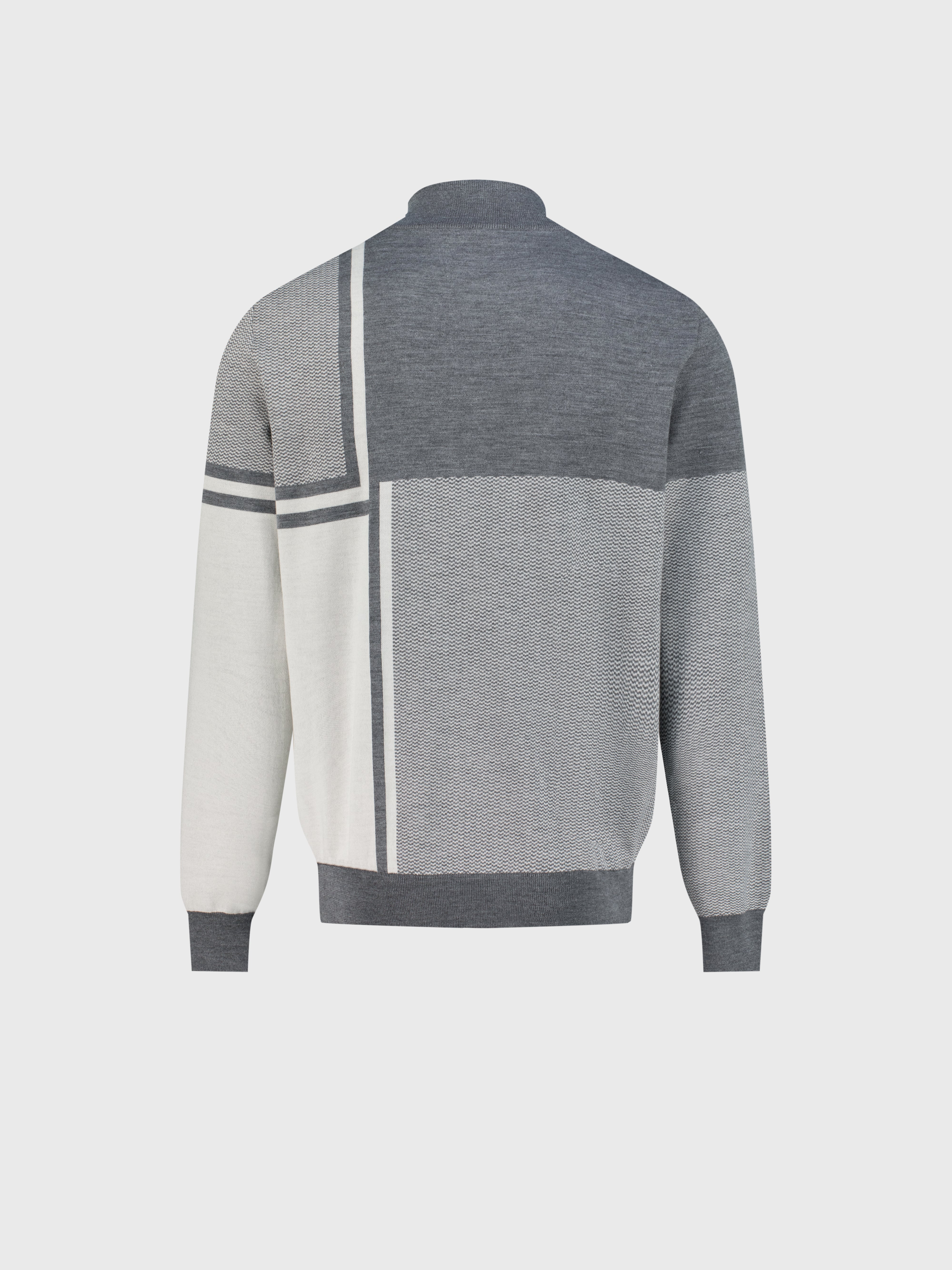 Jogging Suit with Geometric Pattern Light Charcoal