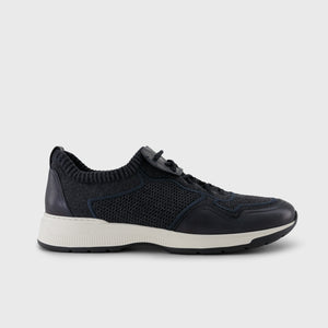 Calfskin Low-Top Sneakers - Light Charcoal