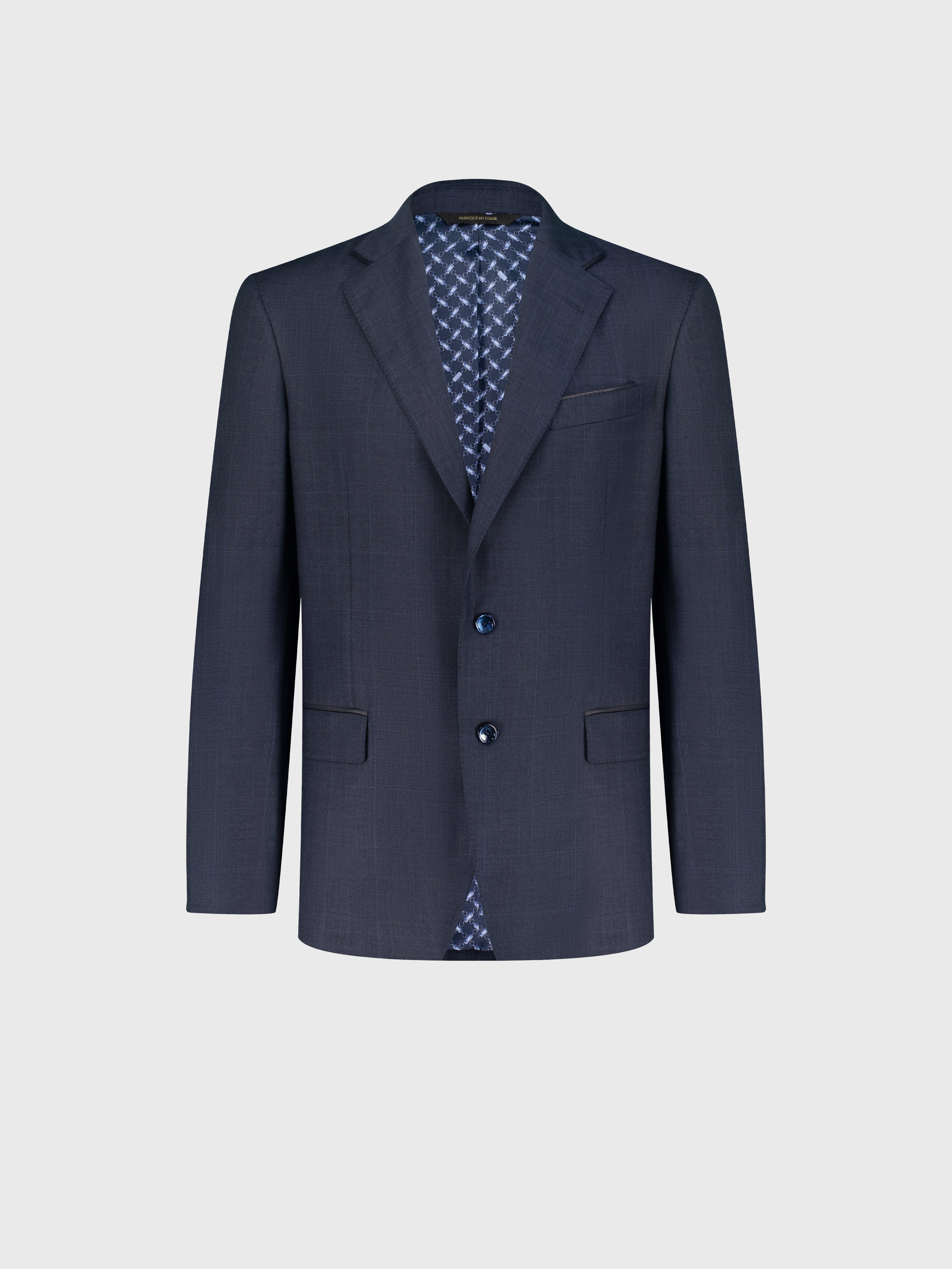 130s Wool Blazer Dark Navy