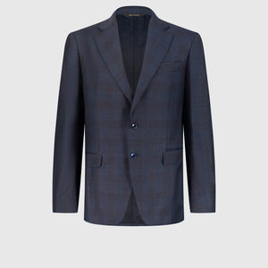 130s Wool Plaid Blazer