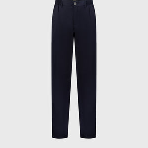 Wool Trousers Blue Navy