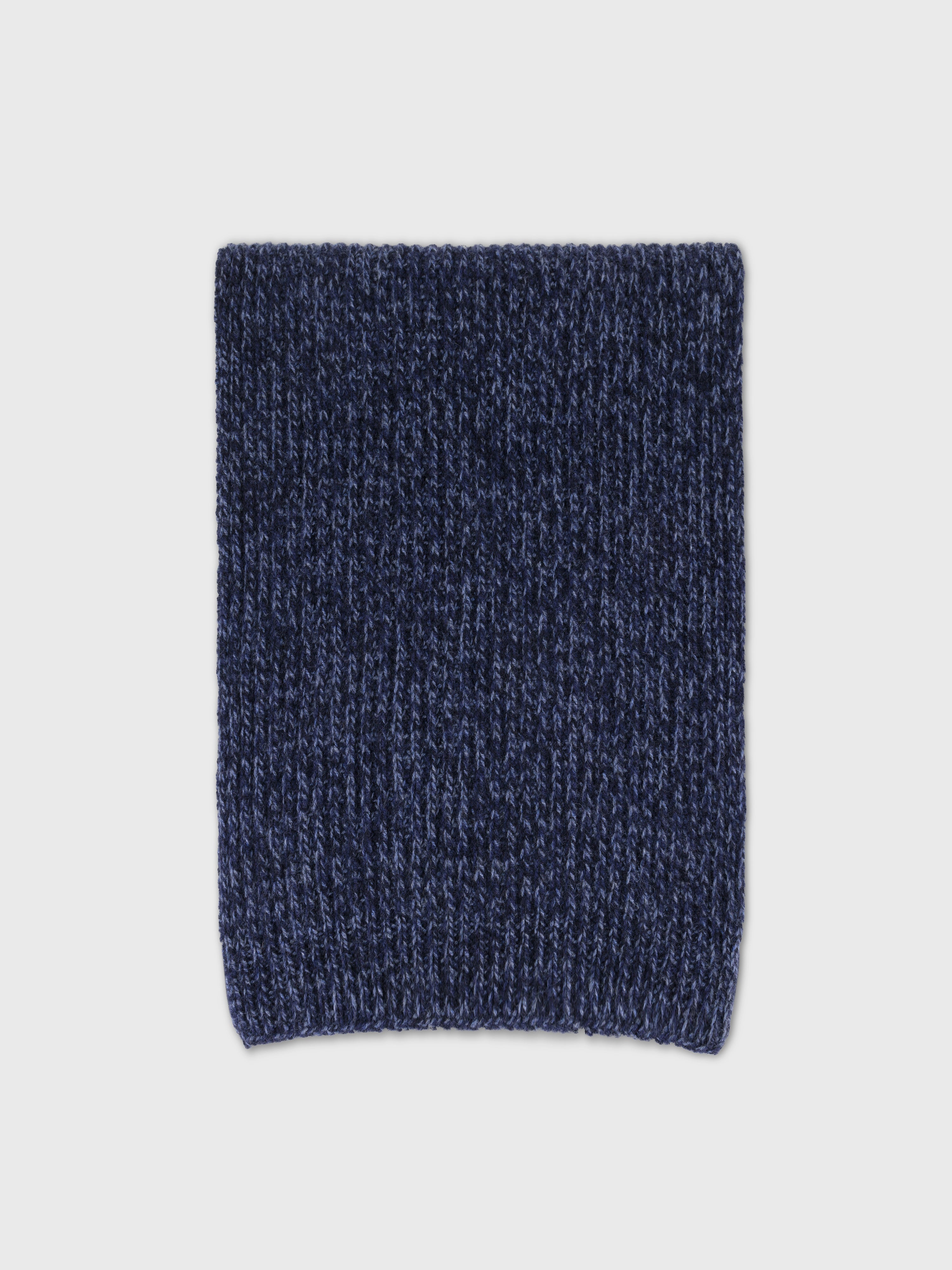 Cashmere Ribbed Knit Scarf