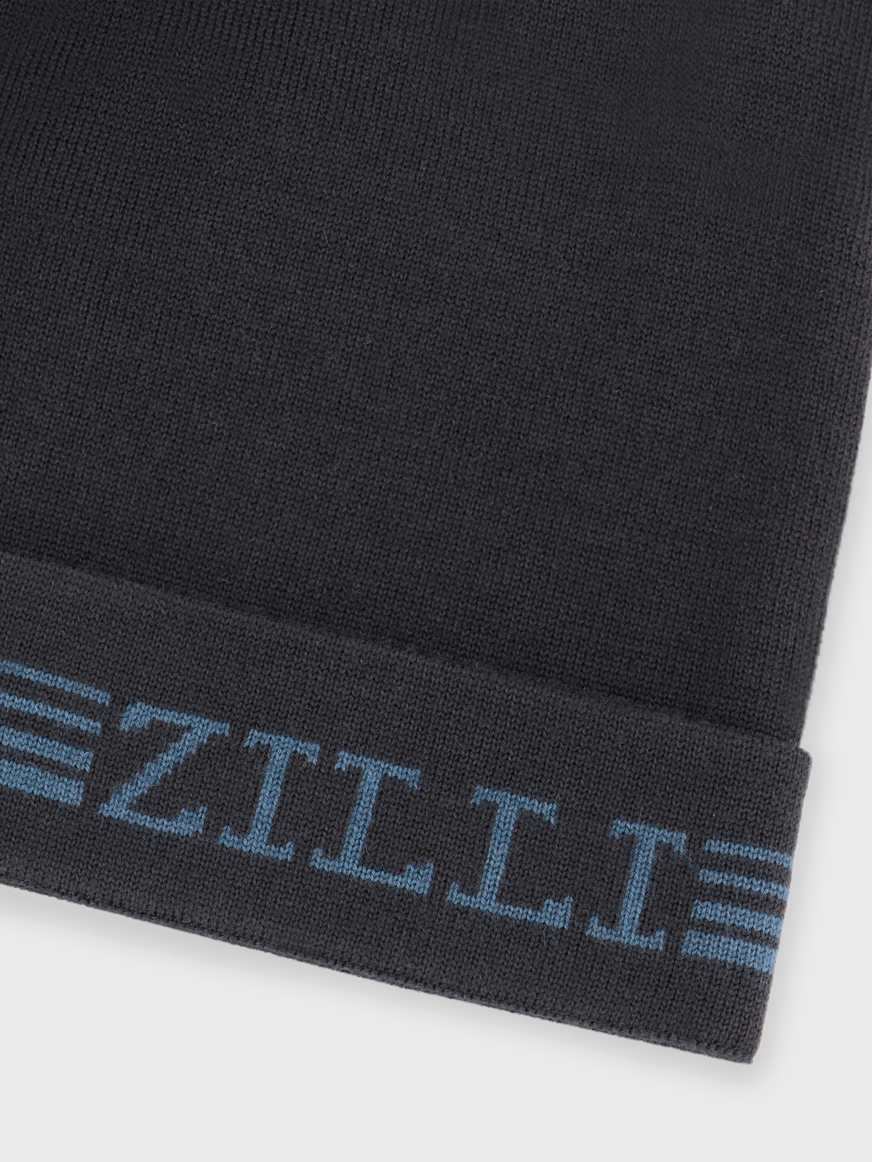 Beanie with Zilli Embroidery Black