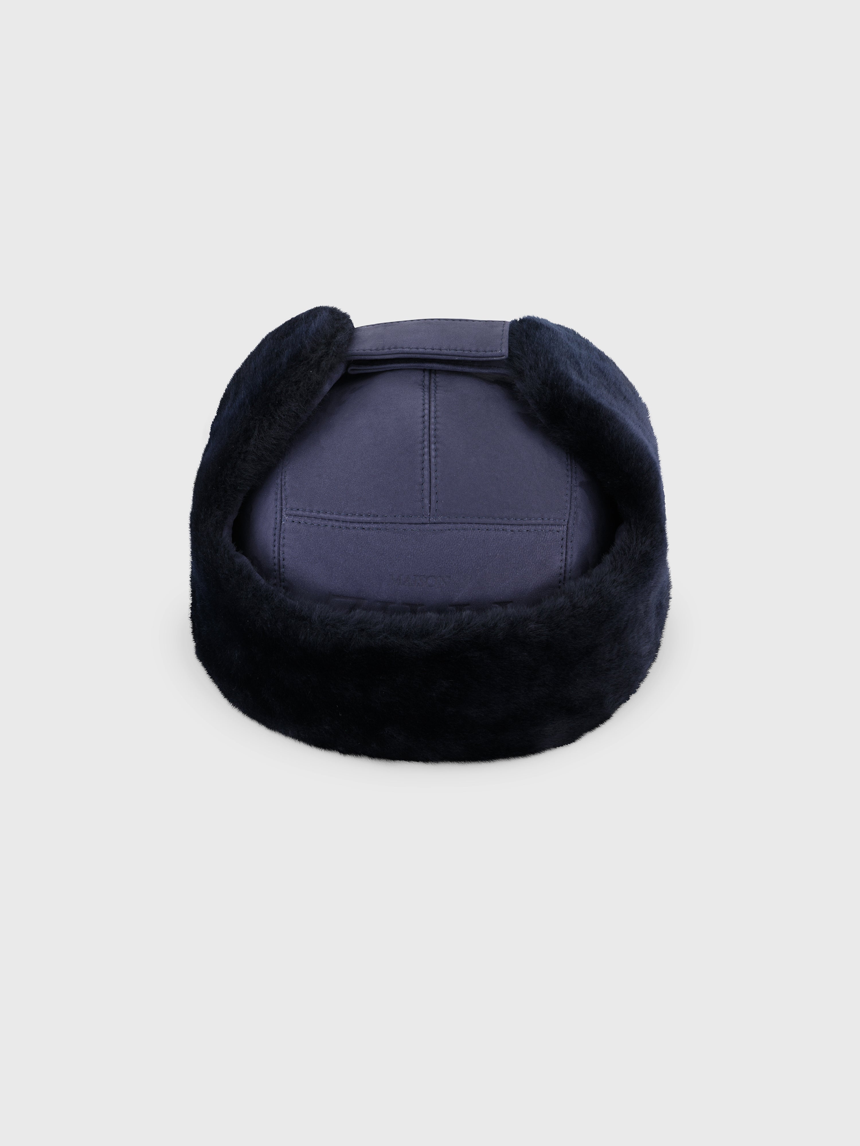 Lambskin Shapka Dark Navy