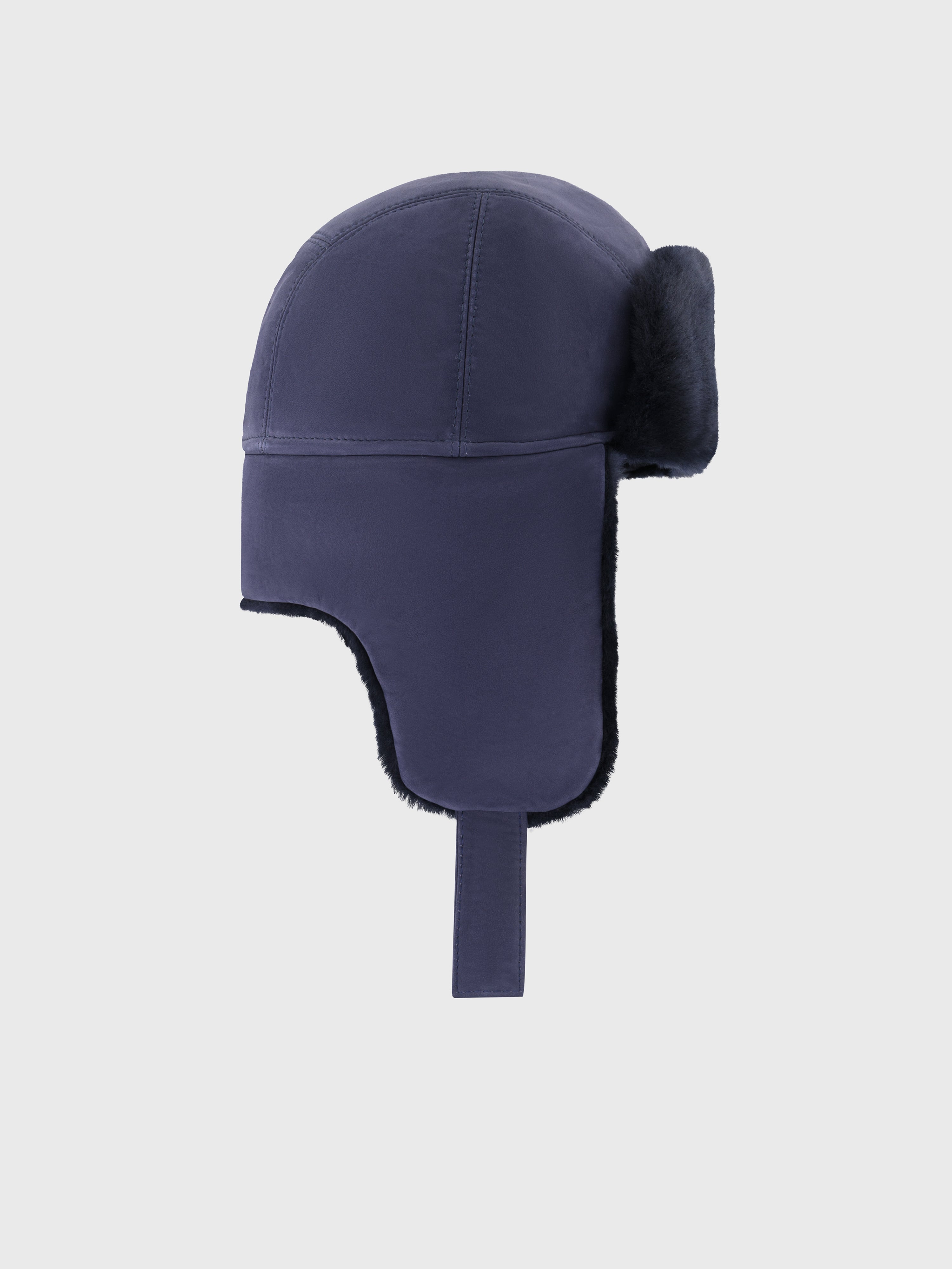 Lambskin Shapka Dark Navy
