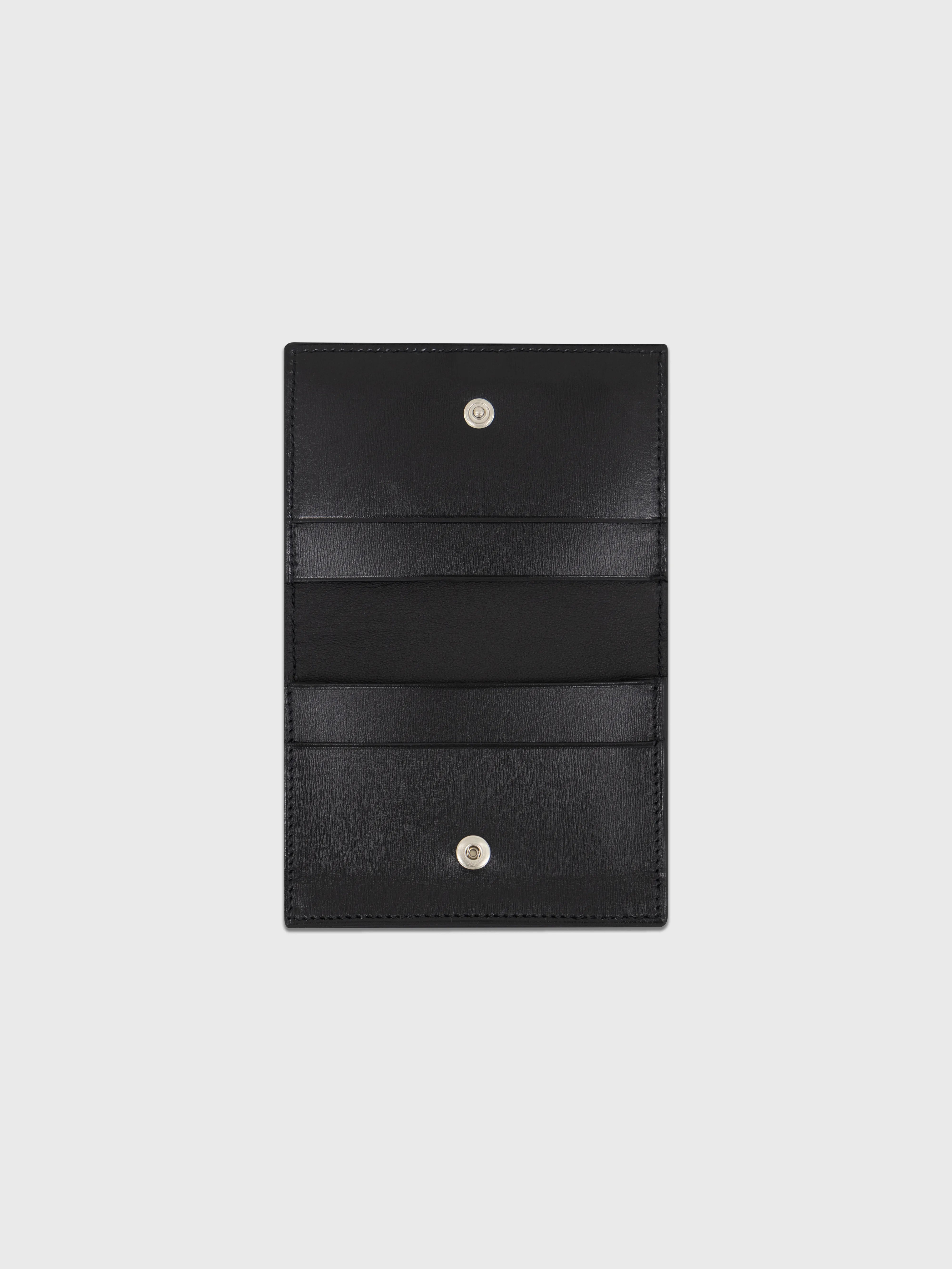 ZILLI Держатель для карт с отделкой - Черный