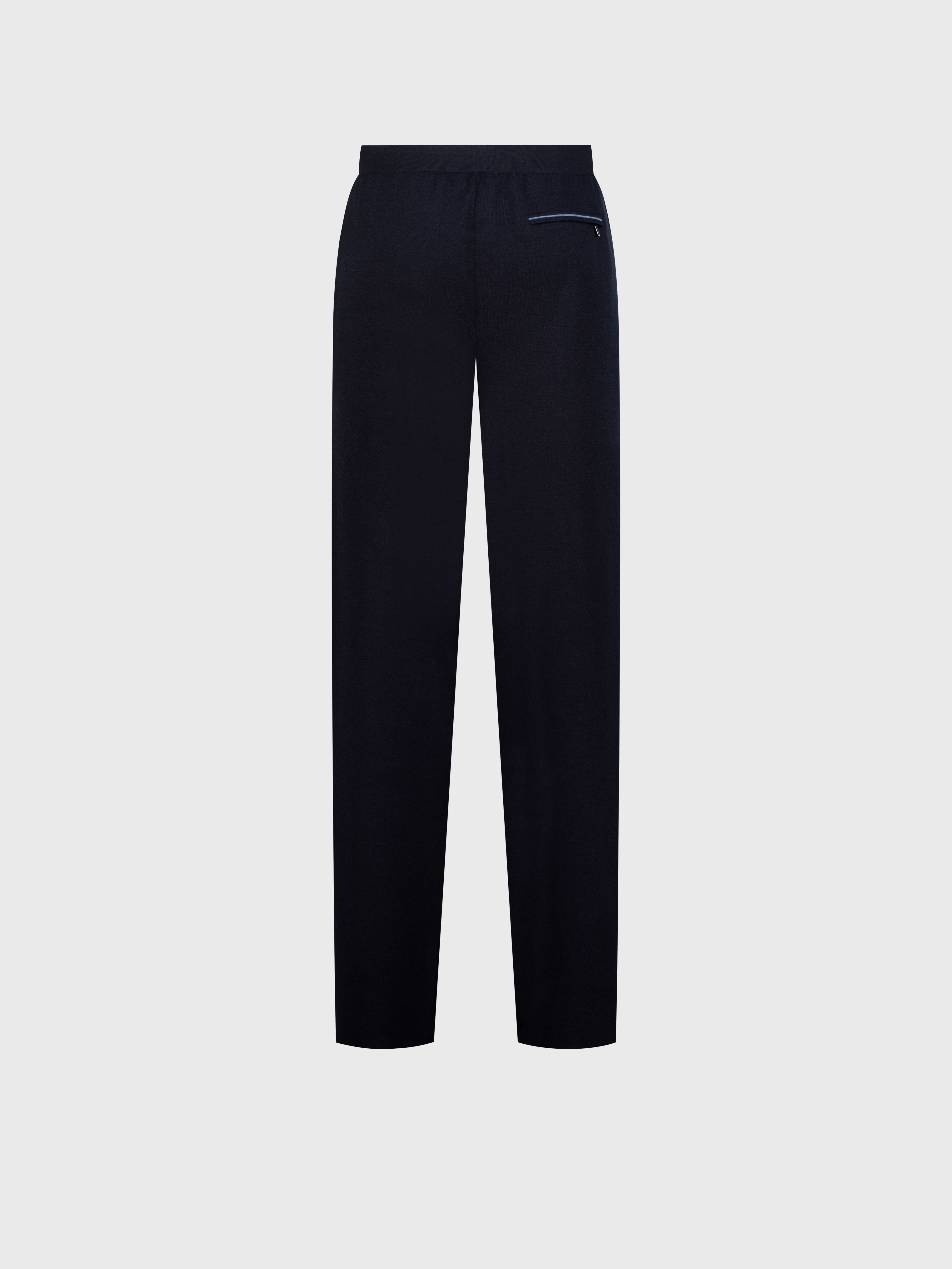 Jogging Suit in Cashmere and Silk Dark Navy