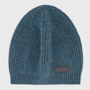 Wool and Cashmere Beanie Dark Green