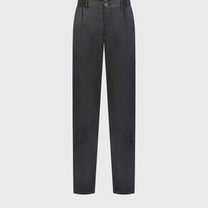 Wool Trousers Light Grey