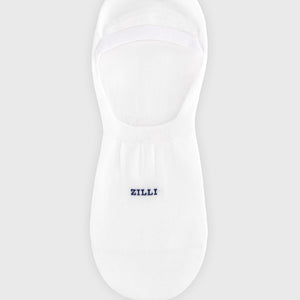 ZILLI Cotton No-Show Socks - White