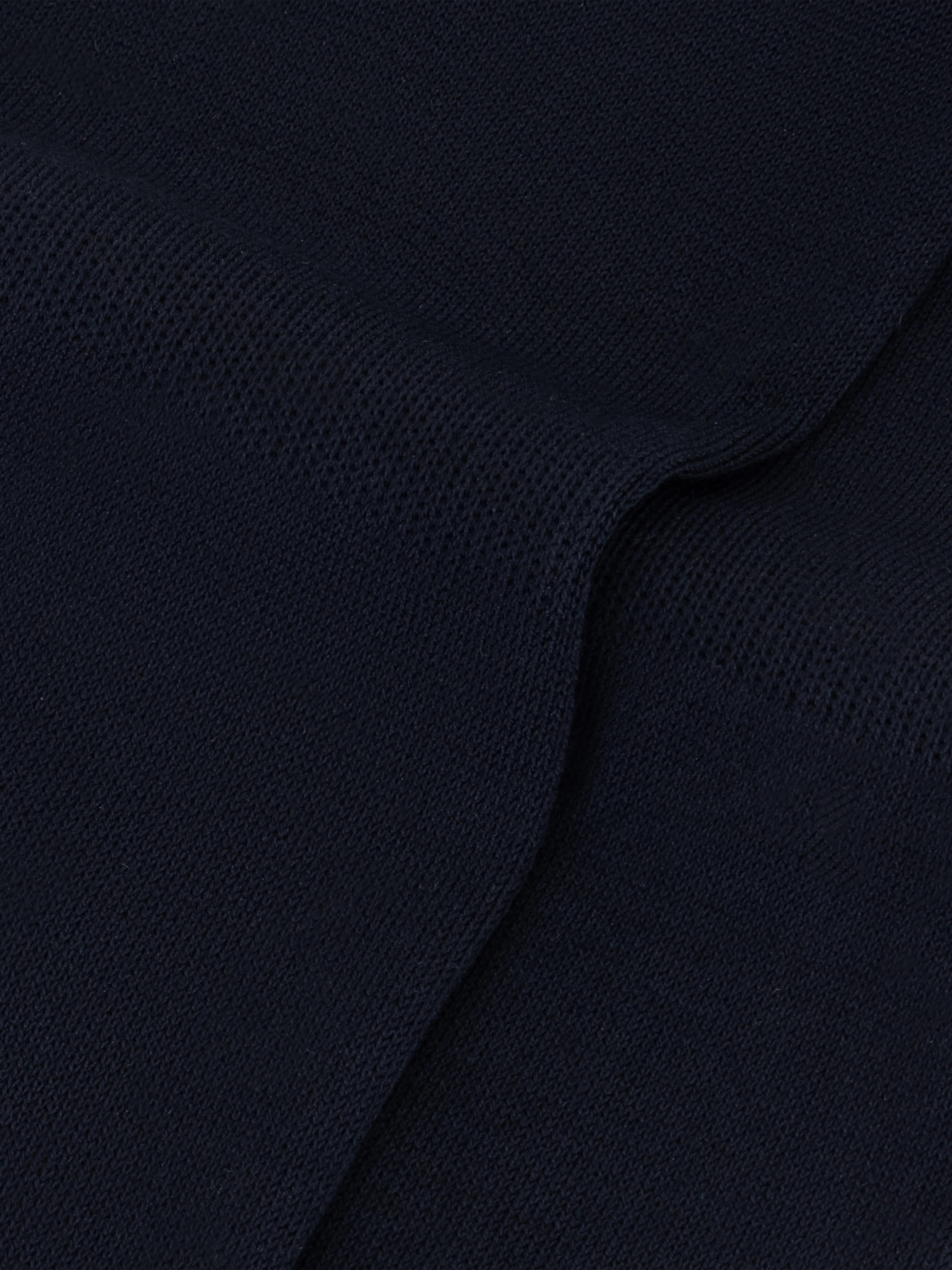 Cotton Blend No-Show Socks - Blue Navy