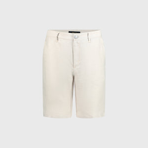 Linen Bermuda Shorts - Beige