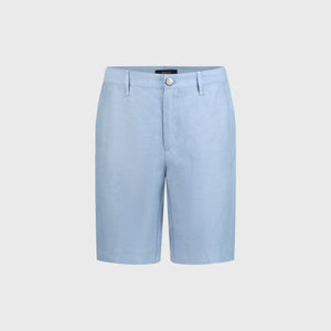 Linen Bermuda Shorts - Blue Sky