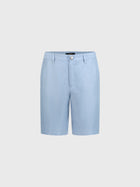 Linen Bermuda Shorts - Blue Sky